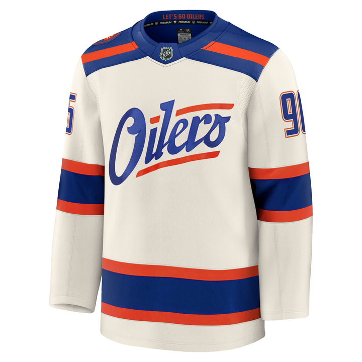 Jake Walman Edmonton Oilers Fanatics Premium Cream Alternate Jersey