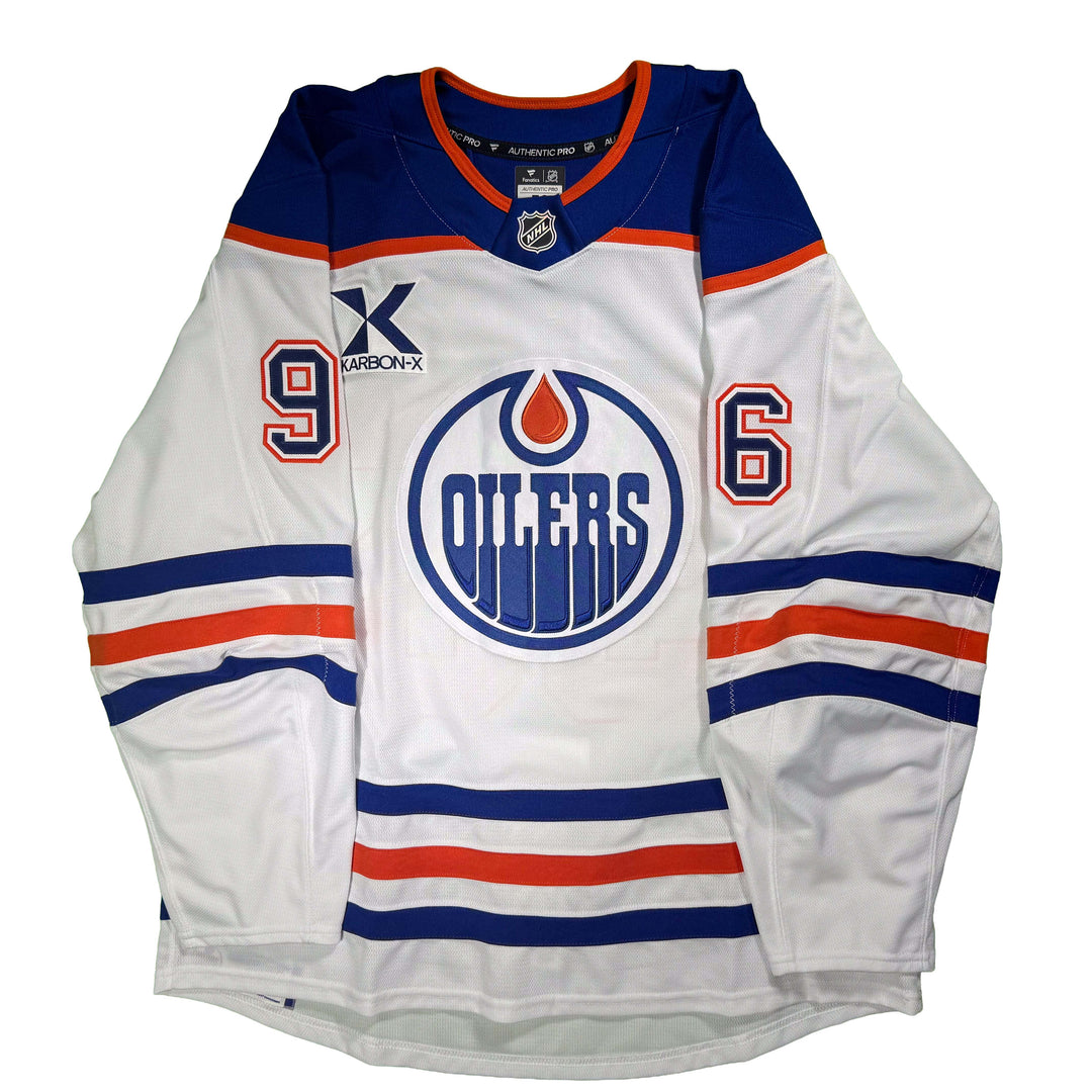 Jake Walman Edmonton Oilers Game Worn Jersey - 2025-26 White Set #2 - D00328