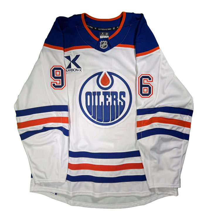 Jake Walman Edmonton Oilers Game Worn Jersey - 2025-26 White Set #2 - D00328