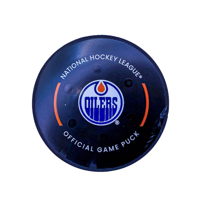 Jesper Bratt New Jersey Devils Goal Puck - Nov. 4/2024 vs Edmonton Oilers #24896