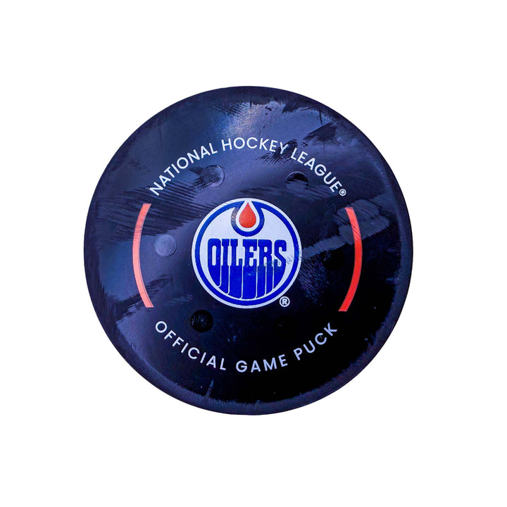 Kevin Fiala Los Angeles Kings Playoff Goal Puck - Apr. 25/2025 vs Edmonton Oilers #25091