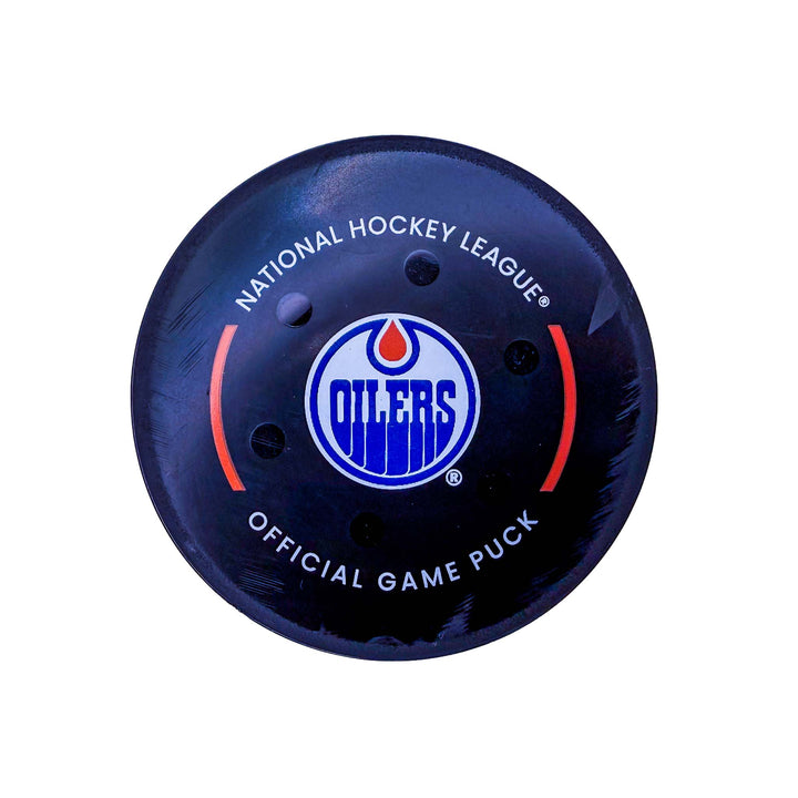 Kevin Fiala Los Angeles Kings Playoff Goal Puck - Apr. 27/2025 vs Edmonton Oilers #25102