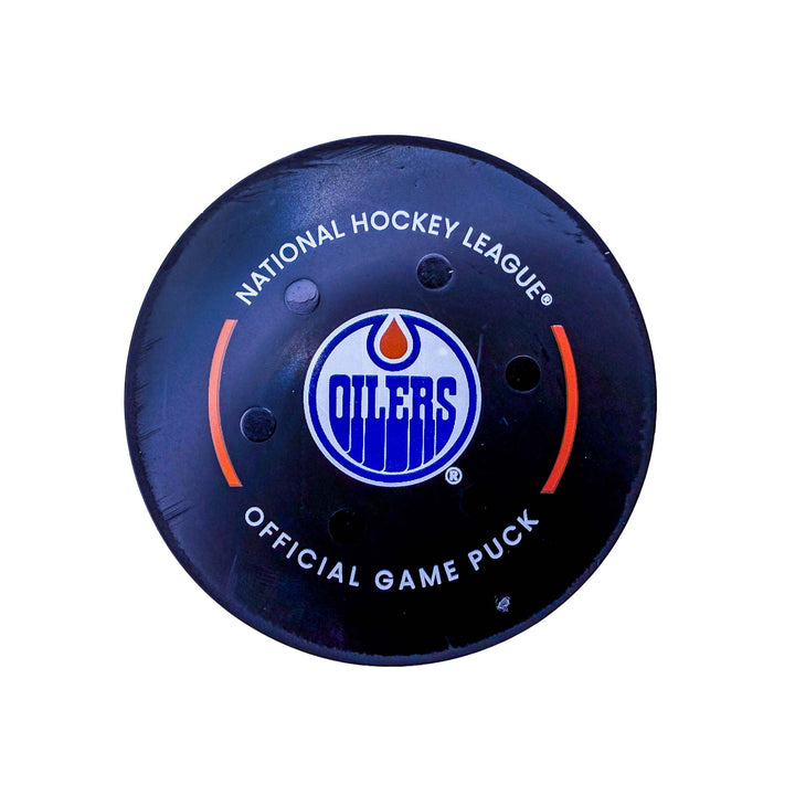 Kyle Palmeri New York Islanders Goal Puck - Nov. 12/2024 vs Edmonton Oilers #24904
