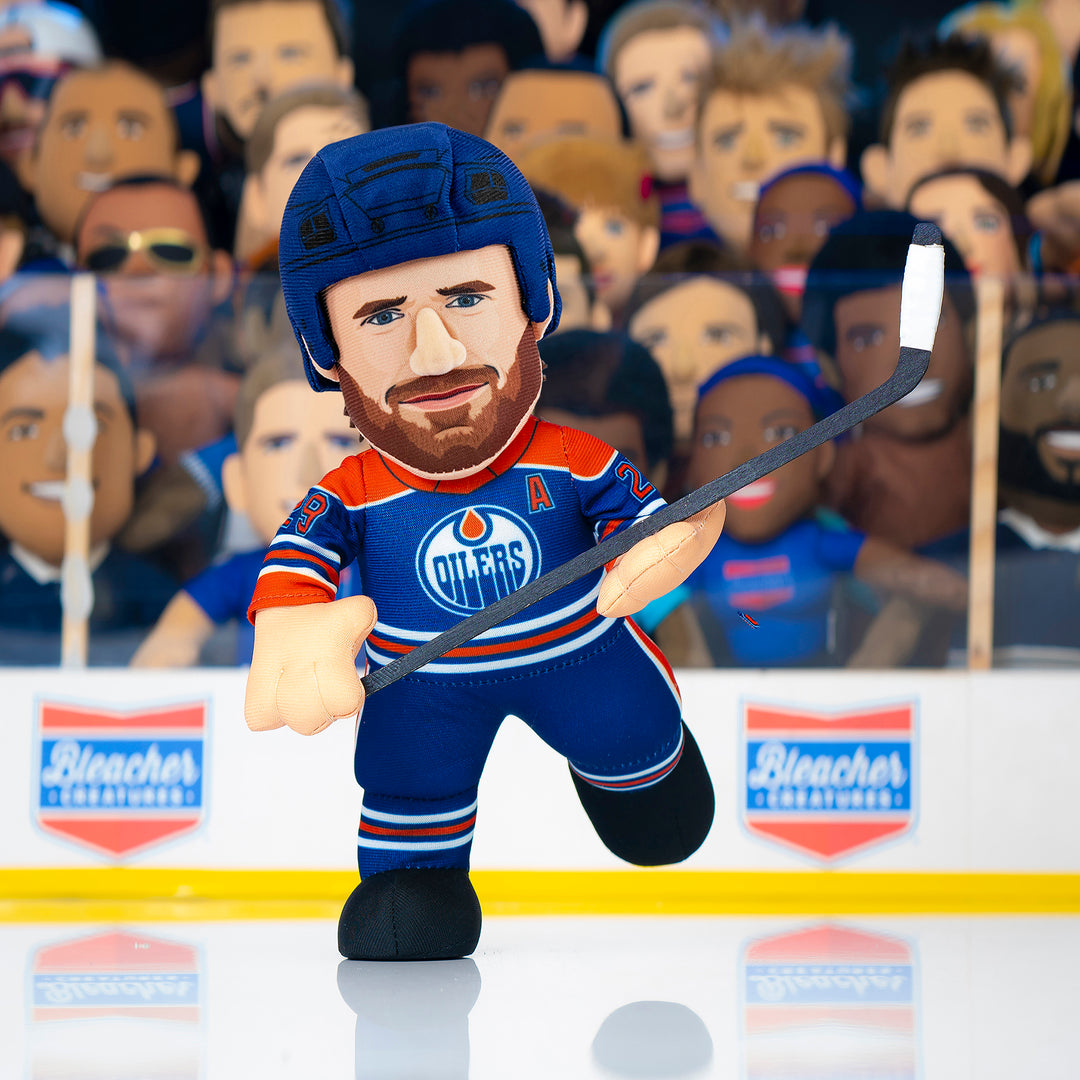 Leon Draisaitl Edmonton Oilers 10" Royal Jersey Plushie Toy