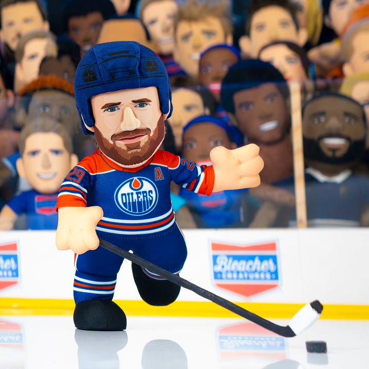 Leon Draisaitl Edmonton Oilers 10" Royal Jersey Plushie Toy