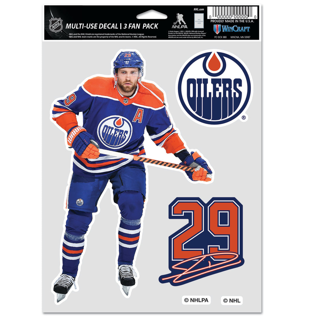 Oilers Number Numbers Edmonton Oilers Novelties & Collectibles | Stickers, Mini-Sticks, Toys ...