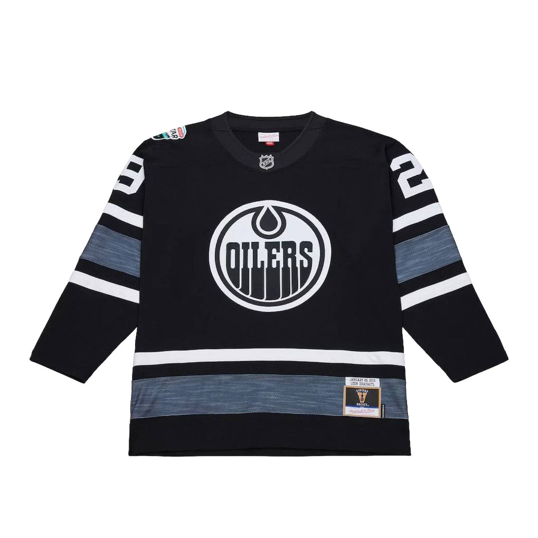 Leon Draisaitl Edmonton Oilers Mitchell & Ness 2019 San Jose All-Star Black Jersey
