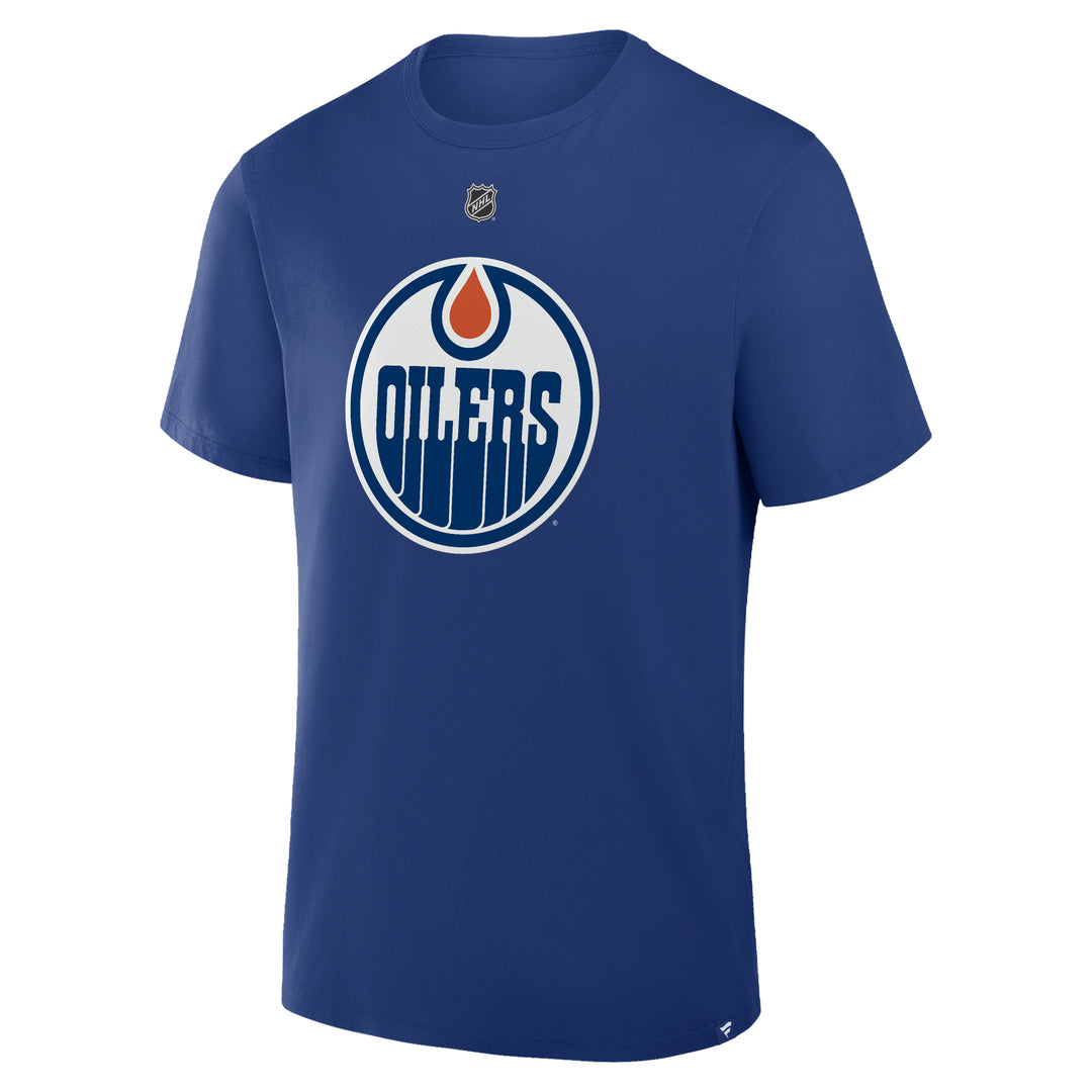 Leon Draisaitl Edmonton Oilers 2025-26 Name & Number Blue T-Shirt