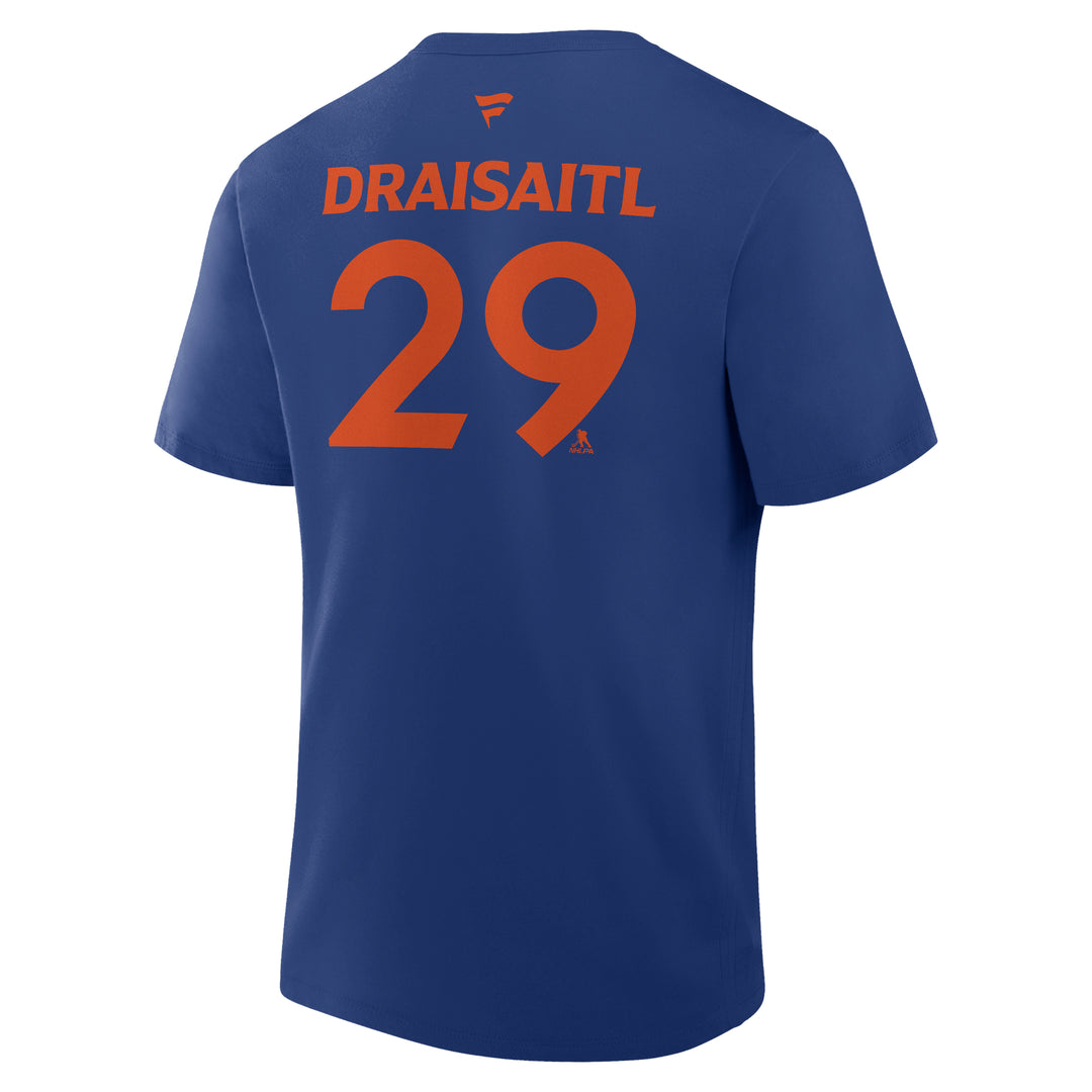 Leon Draisaitl Edmonton Oilers Fanatics 2026 Stanley Cup Playoffs Blue Cotton Participant T-Shirt