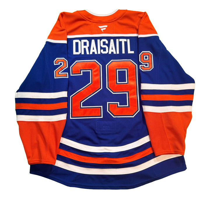 Leon Draisaitl Edmonton Oilers Game Worn Jersey - 2025-26 Royal Blue Set #3 - D00509