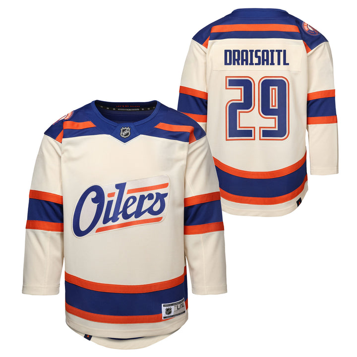Leon Draisaitl Edmonton Oilers Kids Cream Alternate Jersey