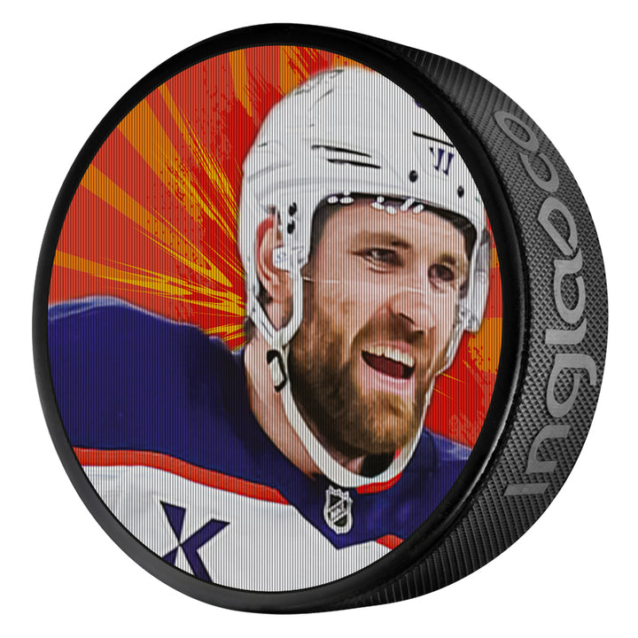 Leon Draisaitl Edmonton Oilers Lenticular Puck