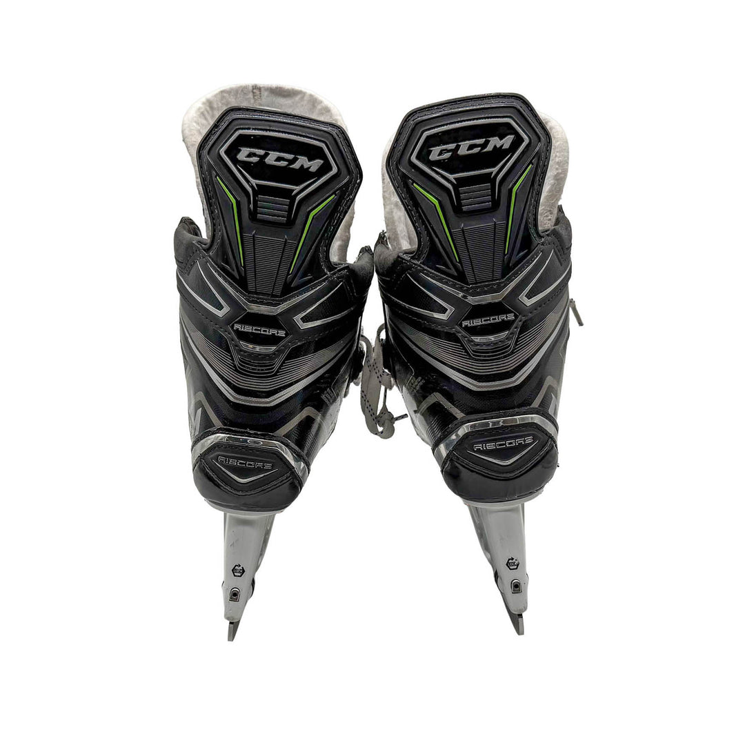 Leon Draisaitl Edmonton Oilers Signed Game Used 2023-24 CCM Ribcore Skates #26645