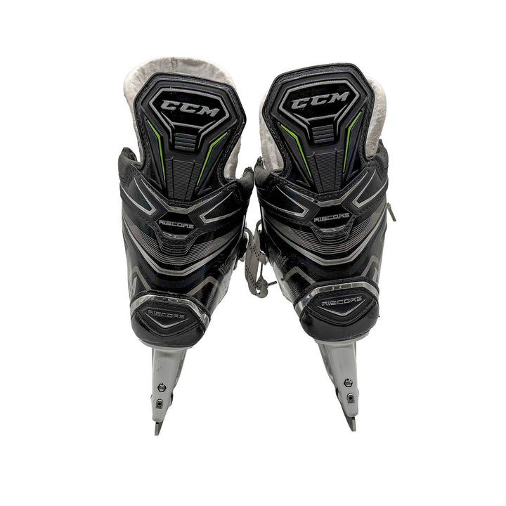 Leon Draisaitl Edmonton Oilers Signed Game Used 2023-24 CCM Ribcore Skates #26645