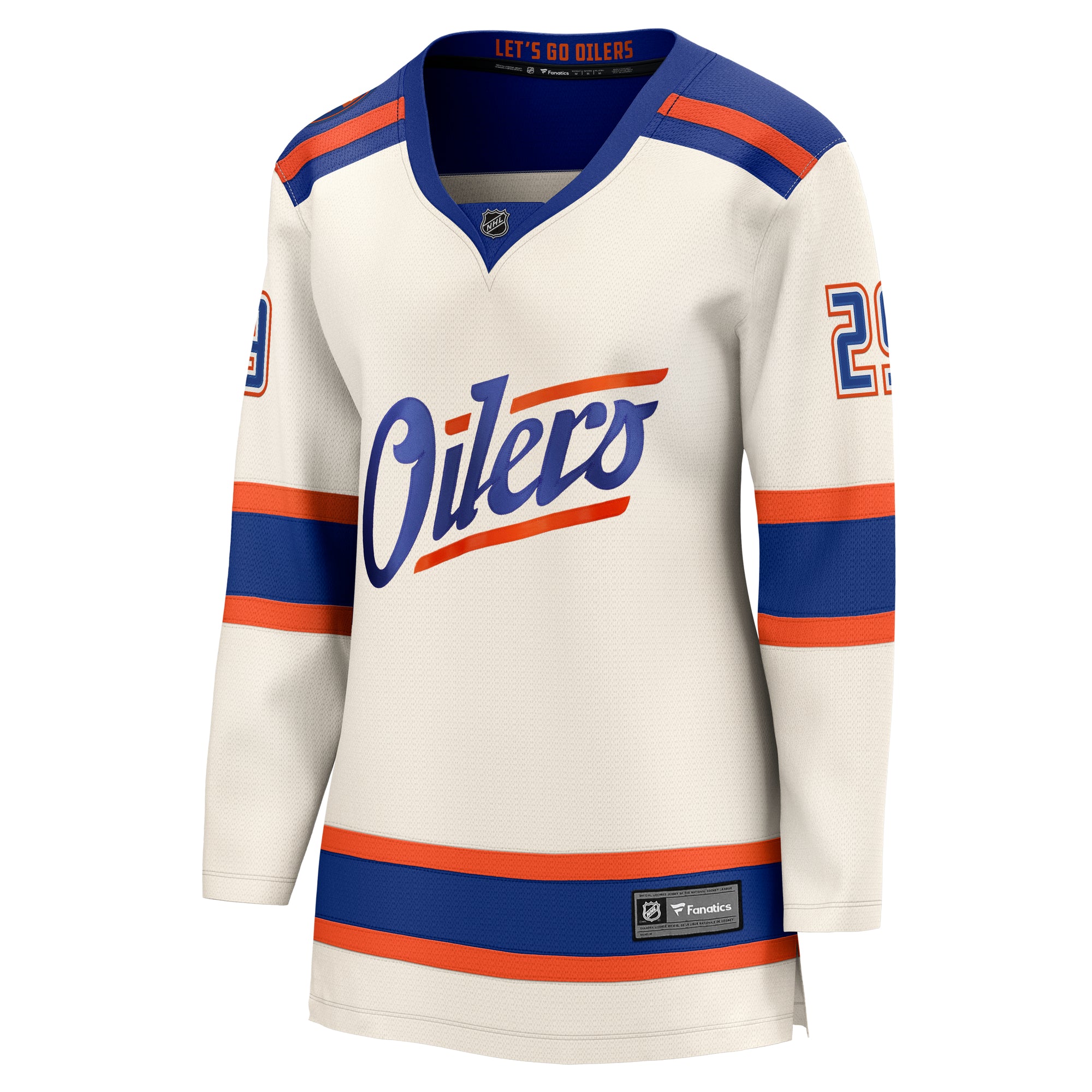 Leon Draisaitl Edmonton Oilers Women's Fanatics Breakaway Cream