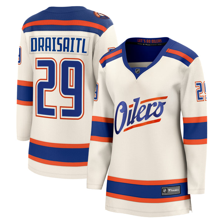 Leon Draisaitl Edmonton Oilers Women's Fanatics Breakaway Cream Alternate Jersey
