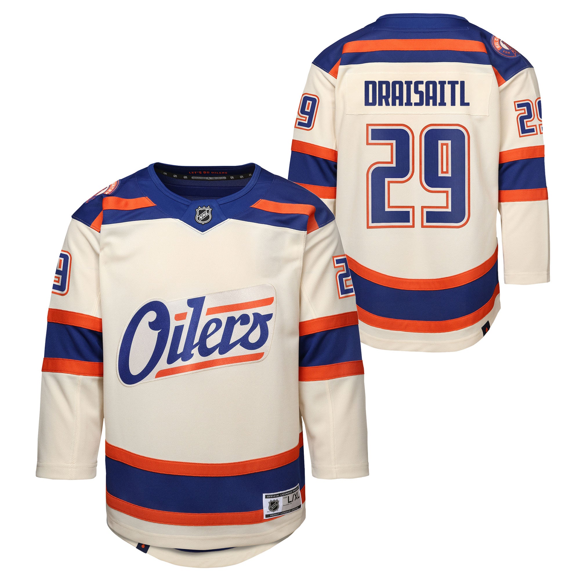Leon Draisaitl Edmonton Oilers Youth 2025-26 Cream Alternate