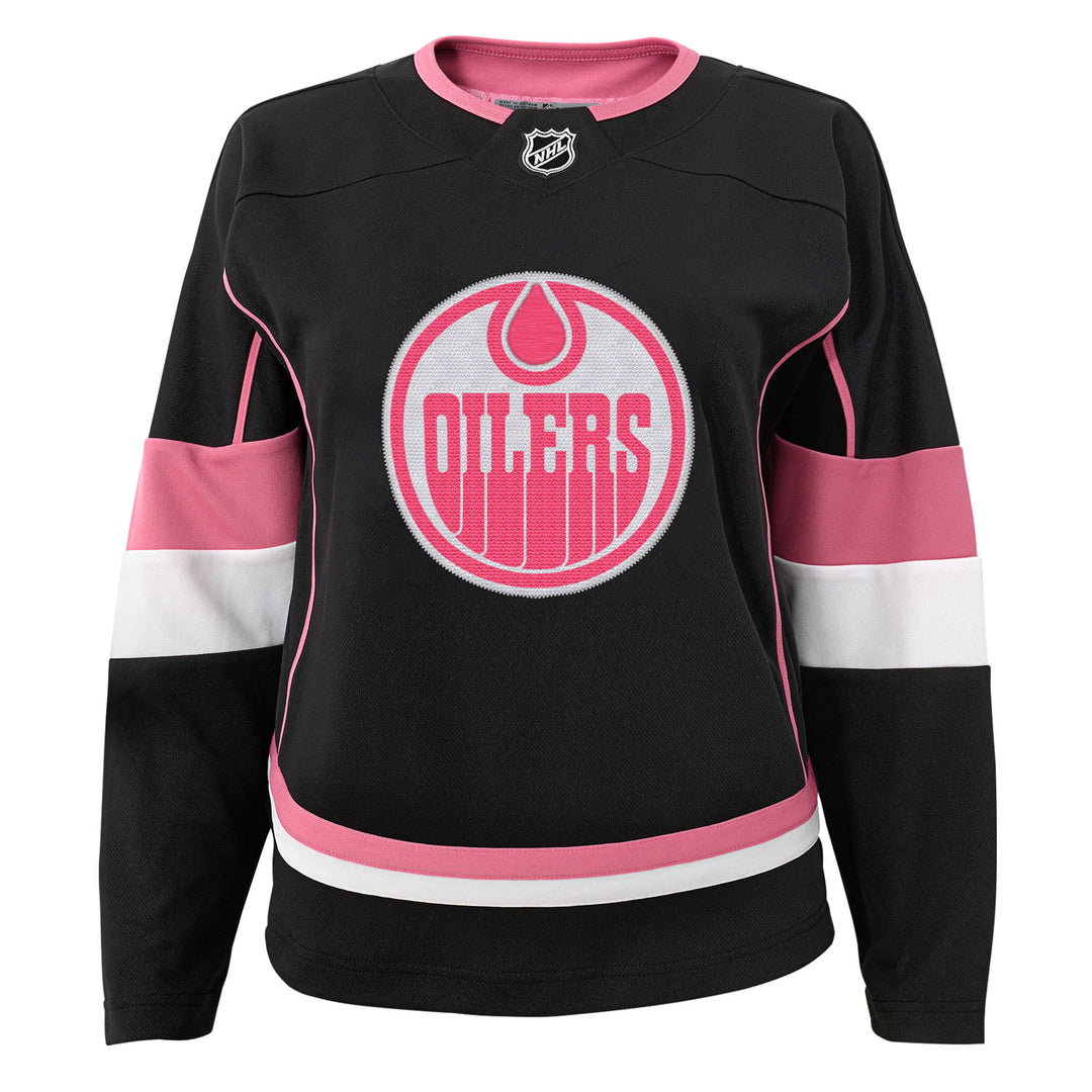 Leon Draisaitl Edmonton Oilers Youth Black Fashion Jersey