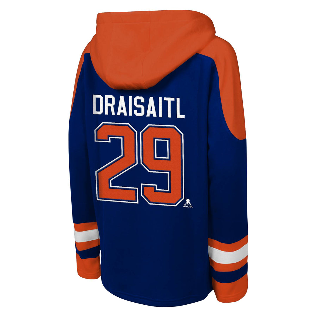 Leon Draisaitl Edmonton Oilers Youth Outerstuff Ageless Blue & Orange Hoodie