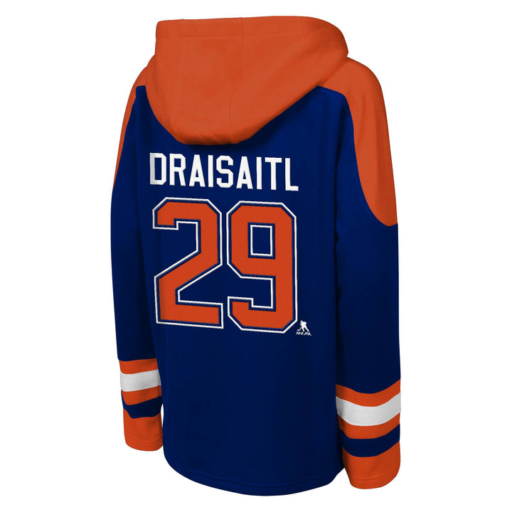 Leon Draisaitl Edmonton Oilers Youth Outerstuff Ageless Blue & Orange Hoodie