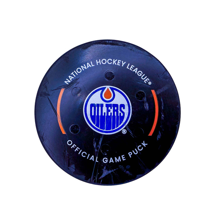 Marcus Foligno Minnesota Wild Goal Puck - Nov. 21/2024 vs Edmonton Oilers #24915