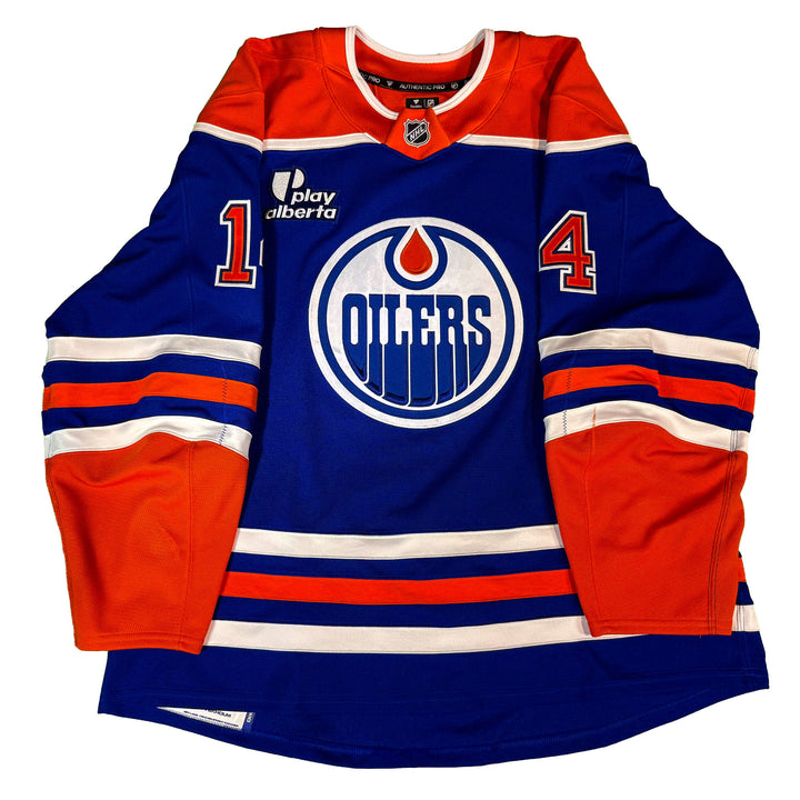 Mattias Ekholm Edmonton Oilers Game Worn Jersey - 2025-26 Royal Blue Set #1 - D00131