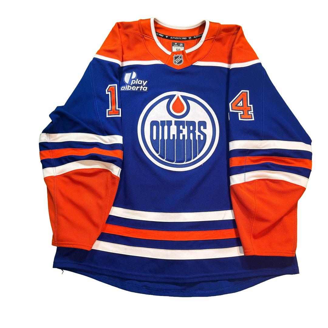 Mattias Ekholm Edmonton Oilers Game Worn Jersey - 2025-26 Royal Blue Set #3 - D00500