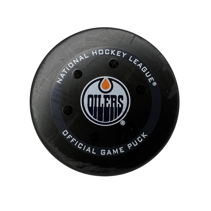 Connor McDavid Edmonton Oilers Goal Puck - Dec. 1/2021 vs Pittsburgh Penguins #18181