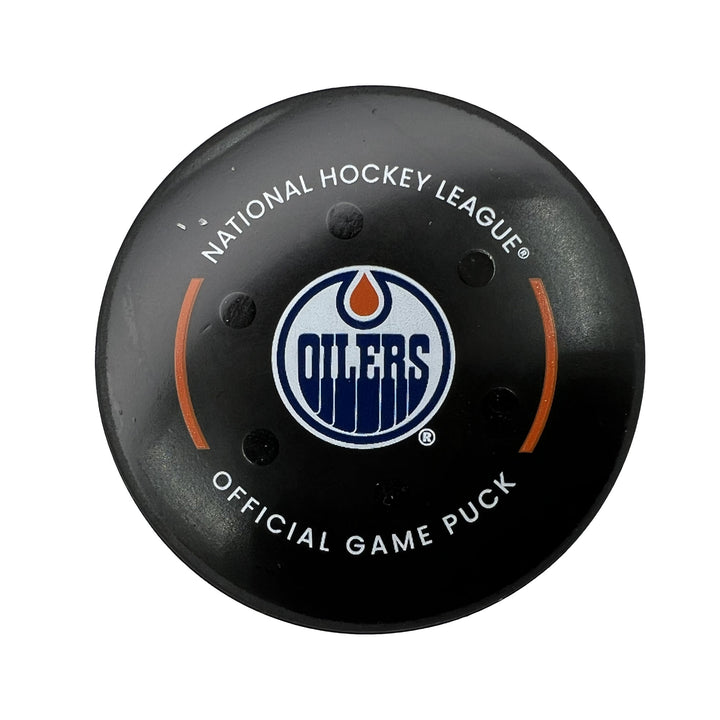 Connor McDavid Edmonton Oilers Goal Puck - Dec. 5/2022 vs Washington Capitals #18771