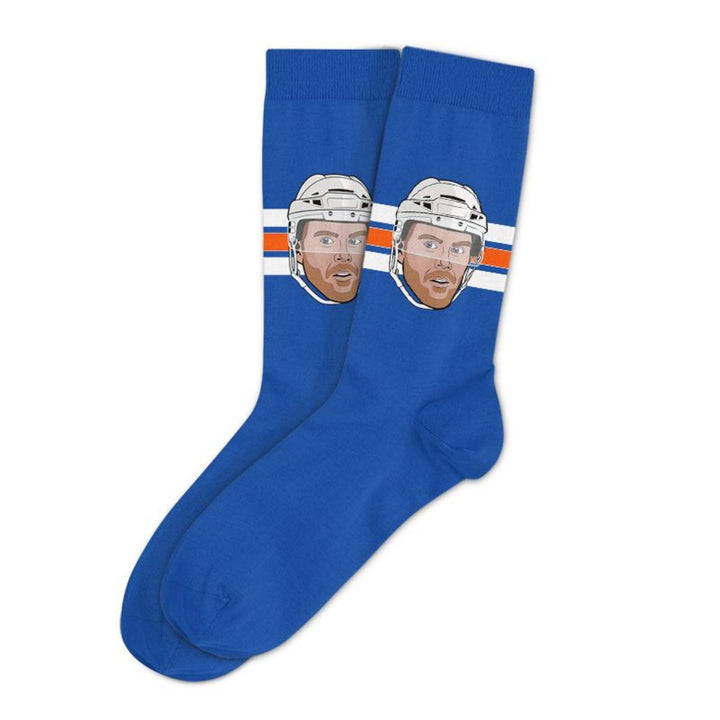 Connor McDavid Edmonton Oilers Crew Socks
