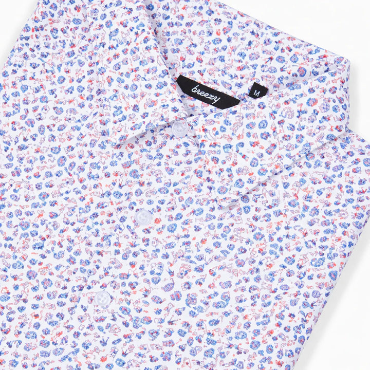 Edmonton Oilers Breezy Golf Have An Opening Day White Polo