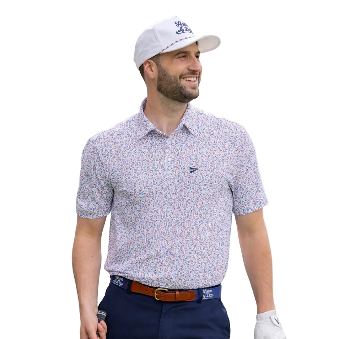Edmonton Oilers Breezy Golf Have An Opening Day White Polo