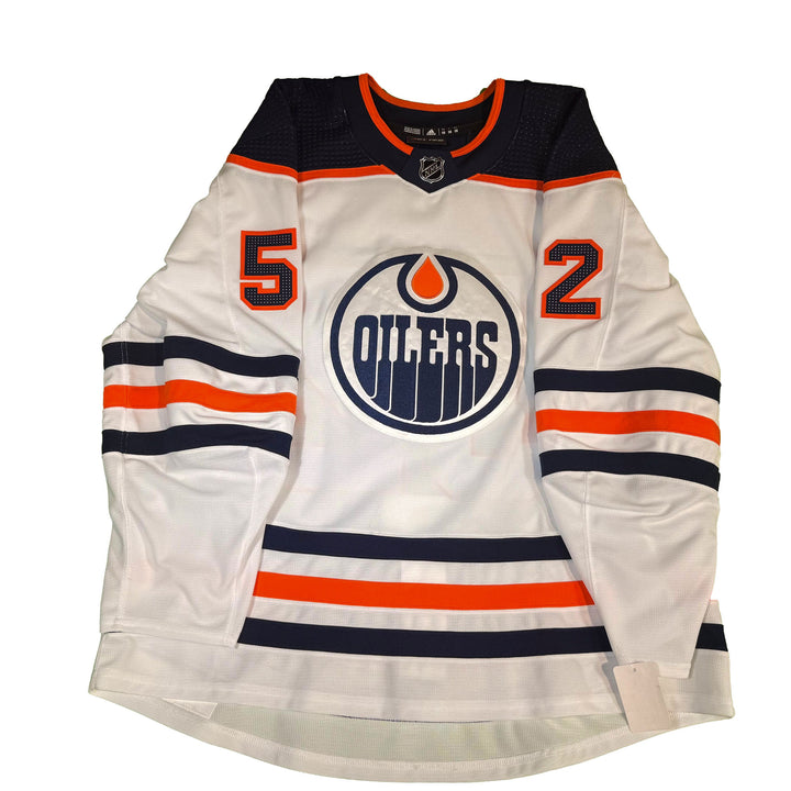 Olivier Brosseau Edmonton Oilers Game Worn Jersey - 2021-22 Preseason Set **NO LOA