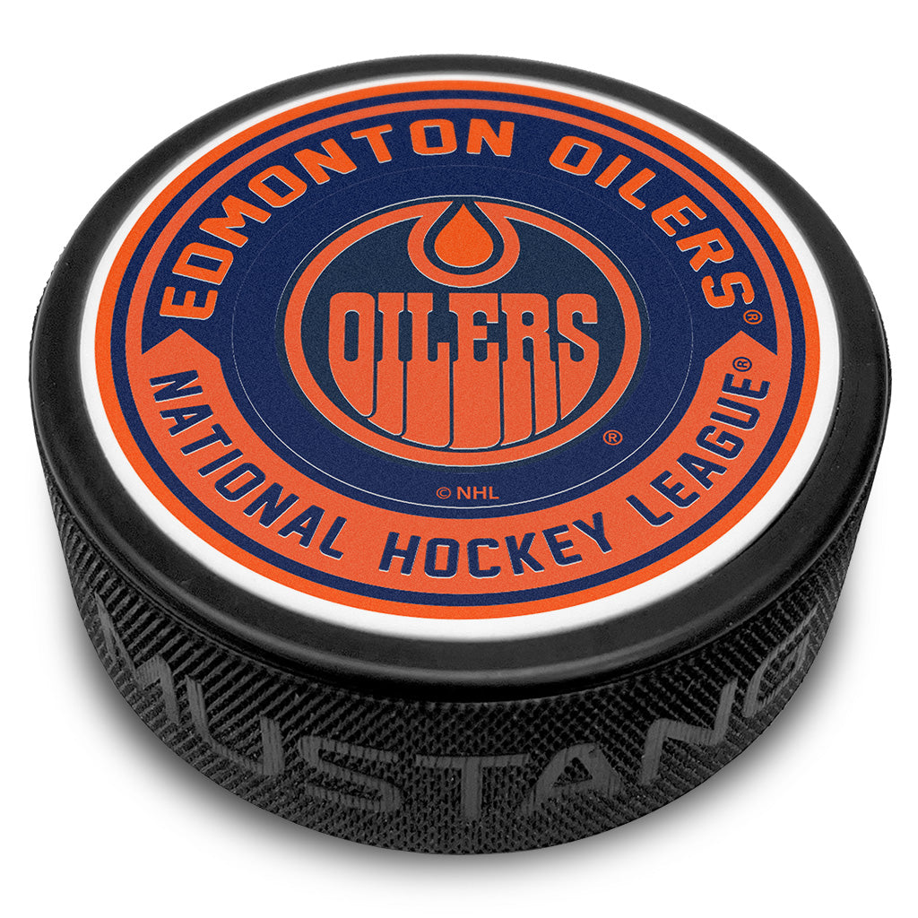Edmonton Oil Kings Retro Official WHL Game Puck – Pro Am Sports