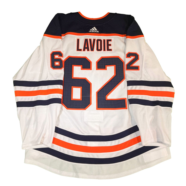 Raphael Lavoie Edmonton Oilers Game Worn Jersey - 2019-20 White Set #1 **NO LOA