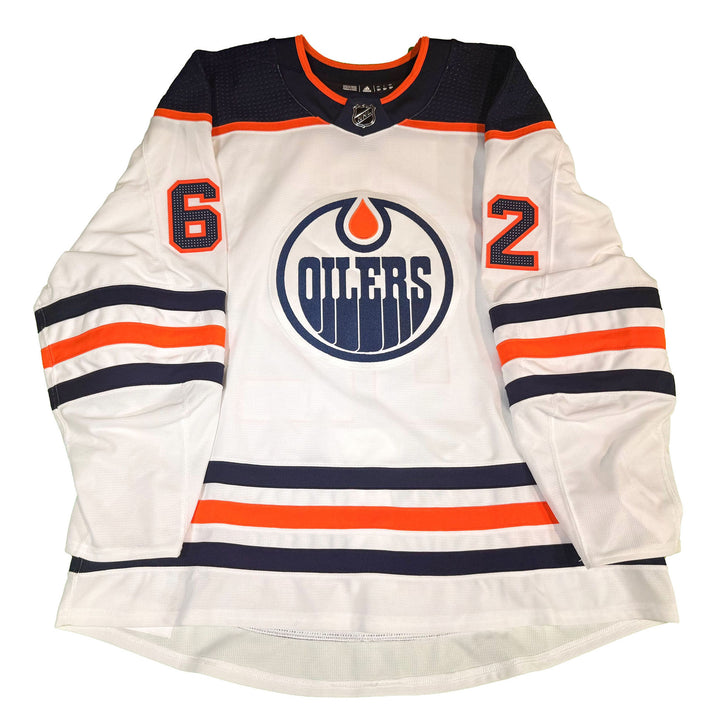 Raphael Lavoie Edmonton Oilers Game Worn Jersey - 2019-20 White Set #1 **NO LOA