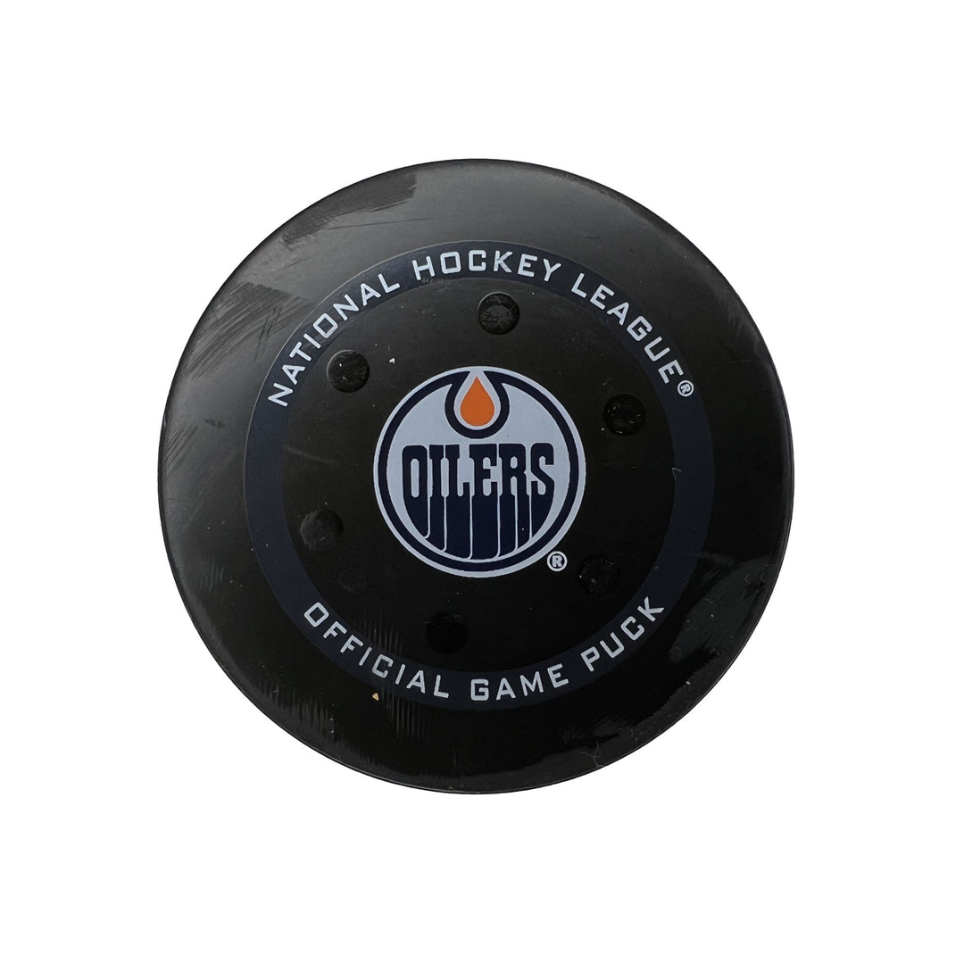 Derek Ryan Edmonton Oilers Goal Puck - Feb. 17/2022 vs Anaheim Ducks #18314