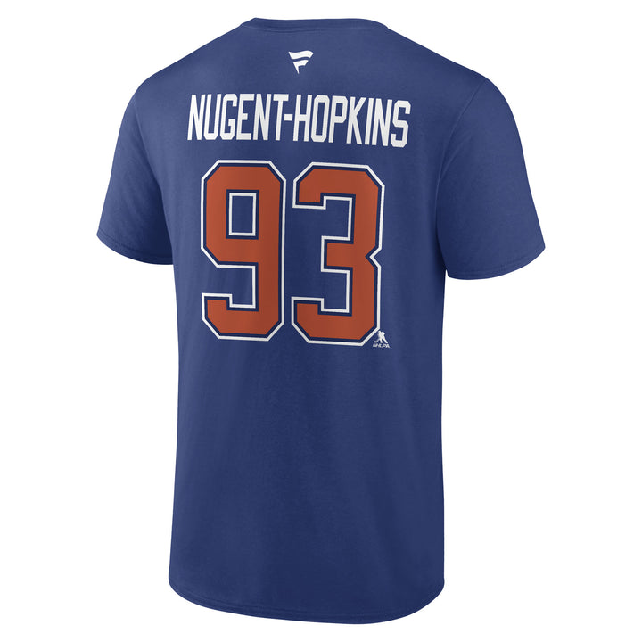 Ryan Nugent-Hopkins Edmonton Oilers Name & Number Blue T-Shirt
