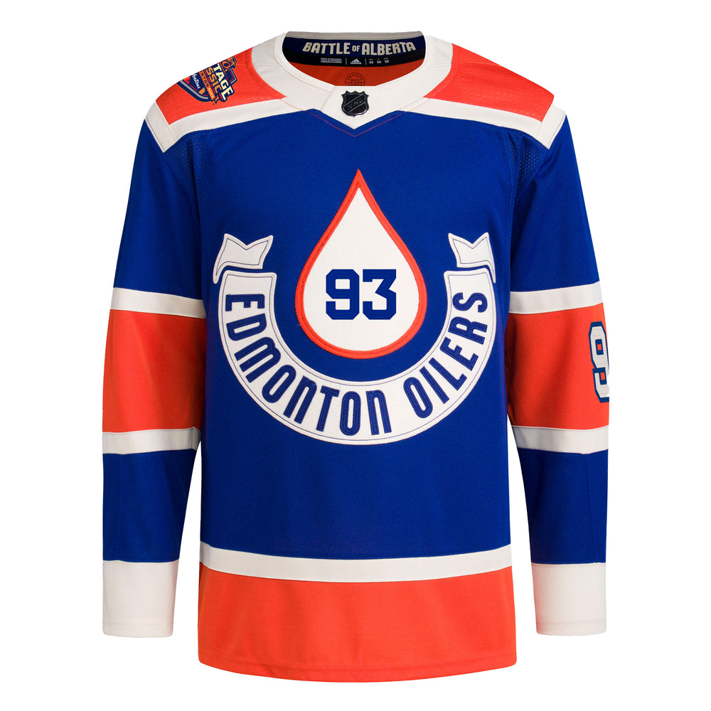 Ryan Nugent-Hopkins Heritage Classic Edmonton Oilers 2023 Adidas Primegreen  Jersey