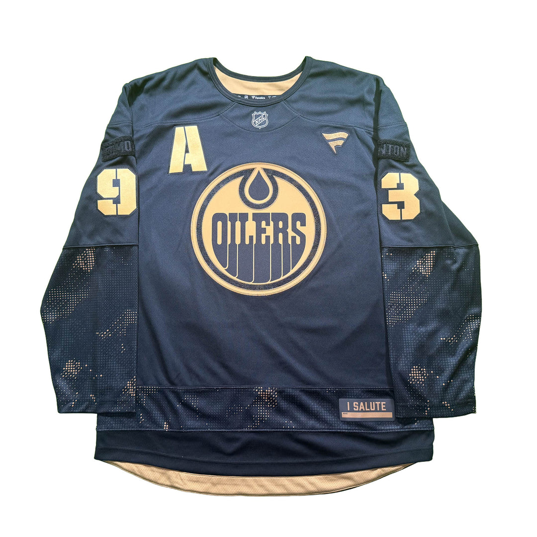 Ryan Nugent-Hopkins Edmonton Oilers Fanatics Breakaway Military Appreciation Jersey