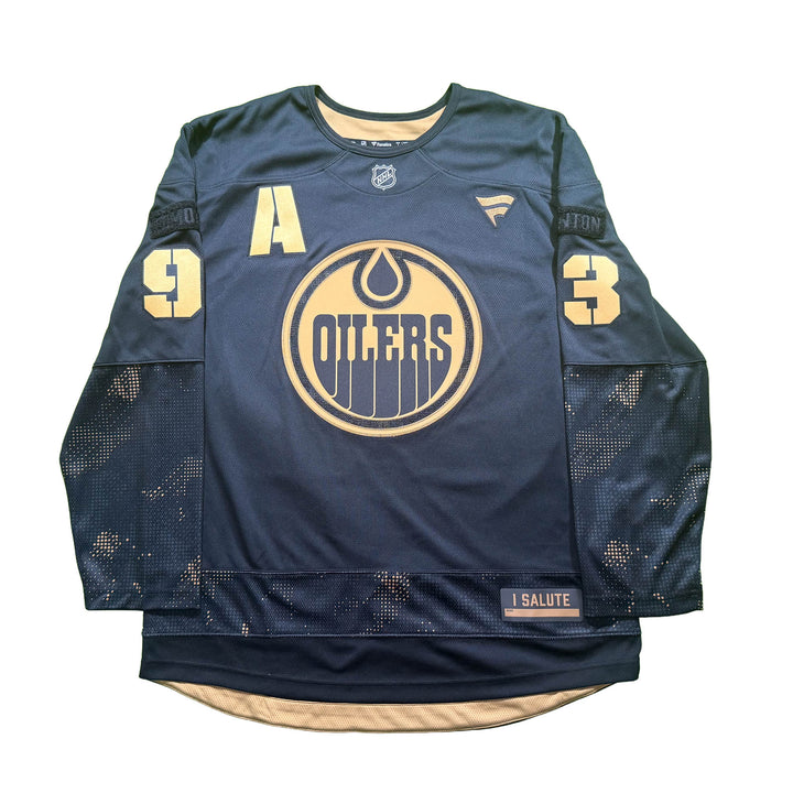 Ryan Nugent-Hopkins Edmonton Oilers Fanatics Breakaway Military Appreciation Jersey