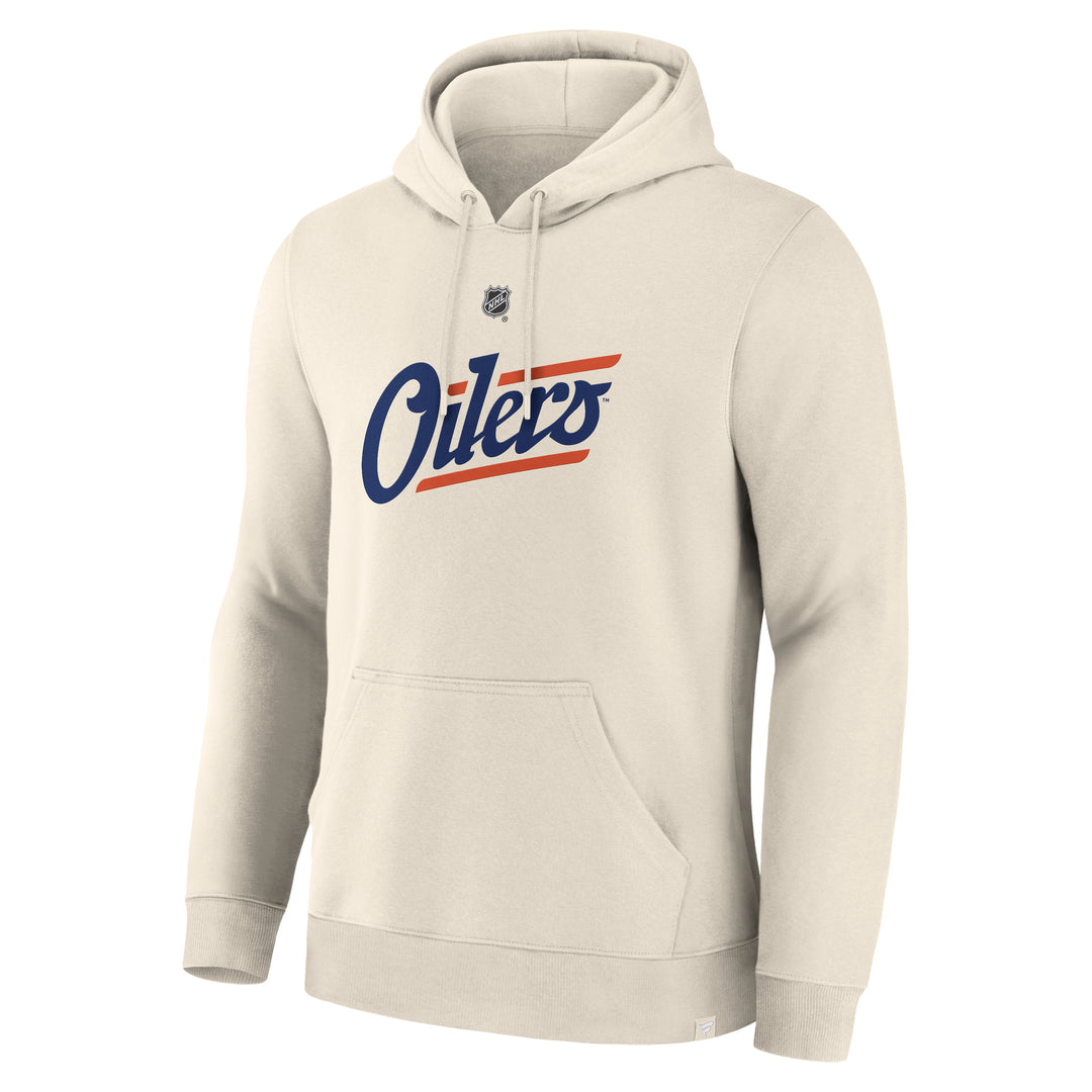 Ryan Nugent-Hopkins Edmonton Oilers Fanatics Cream Alternate Logo Legacy Hoodie