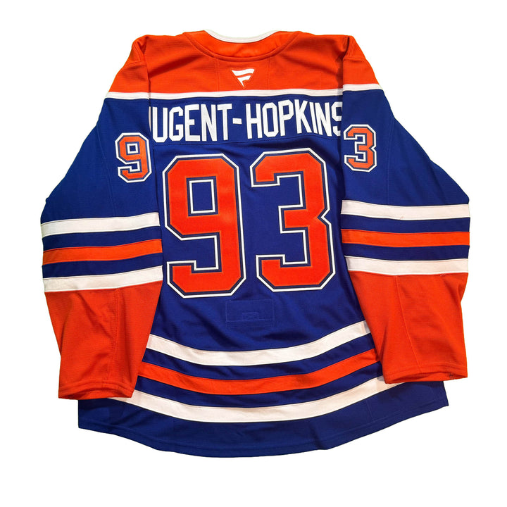 Ryan Nugent-Hopkins Edmonton Oilers Game Issued Jersey - 2025-26 Royal Blue Set #3 - D00521