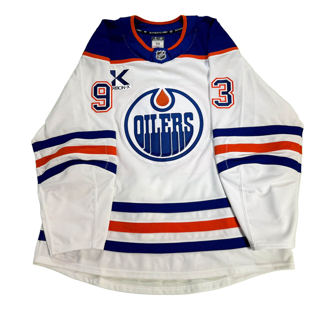 Ryan Nugent-Hopkins Edmonton Oilers Game Worn Jersey - 2025-26 Playoffs White Set #1 - D00648