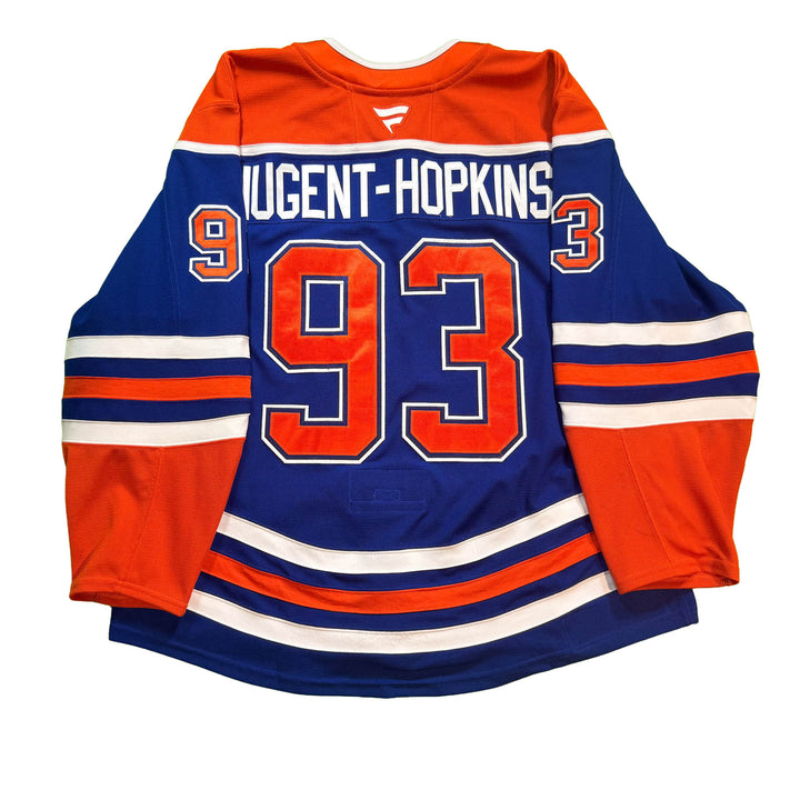 Ryan Nugent-Hopkins Edmonton Oilers Game Worn Jersey - 2025-26 Royal Blue Set #3 - D00520
