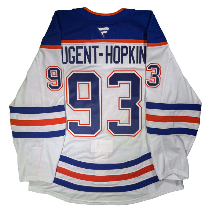 Ryan Nugent-Hopkins Edmonton Oilers Game Worn Jersey - 2025-26 White Set #2 - D00327
