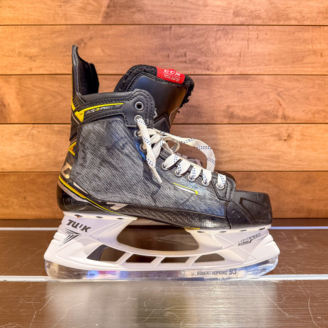 Ryan Nugent-Hopkins Edmonton Oilers Signed Game Used 2020-21 CCM Super Tacks Skates #26082