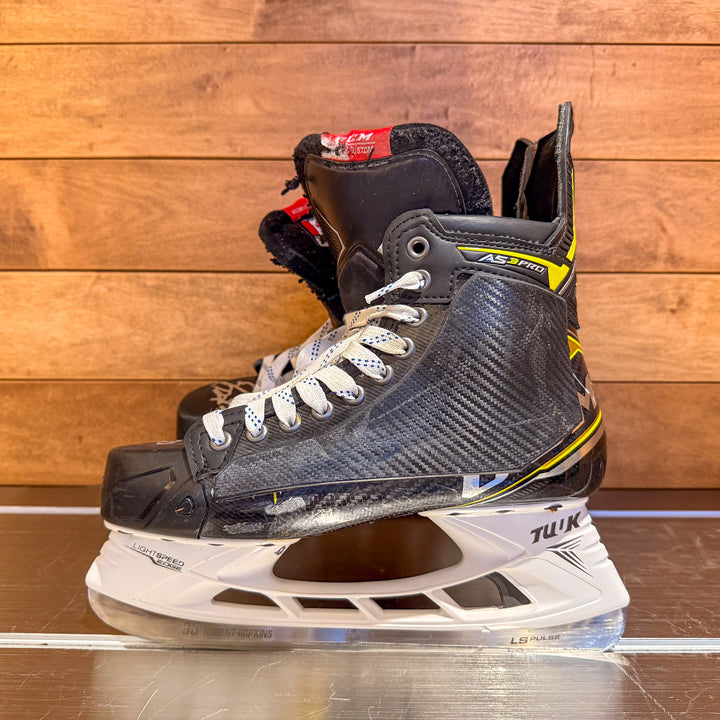 Ryan Nugent-Hopkins Edmonton Oilers Signed Game Used 2020-21 CCM Super Tacks Skates #26082