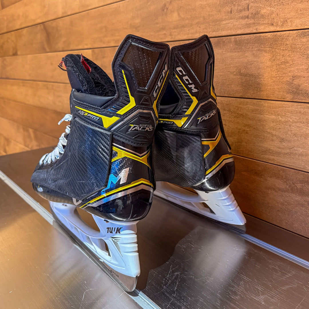 Ryan Nugent-Hopkins Edmonton Oilers Signed Game Used 2020-21 CCM Super Tacks Skates #26082
