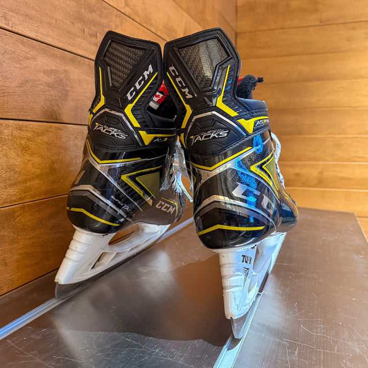 Ryan Nugent-Hopkins Edmonton Oilers Signed Game Used 2021-22 CCM Super Tacks Skates #26083